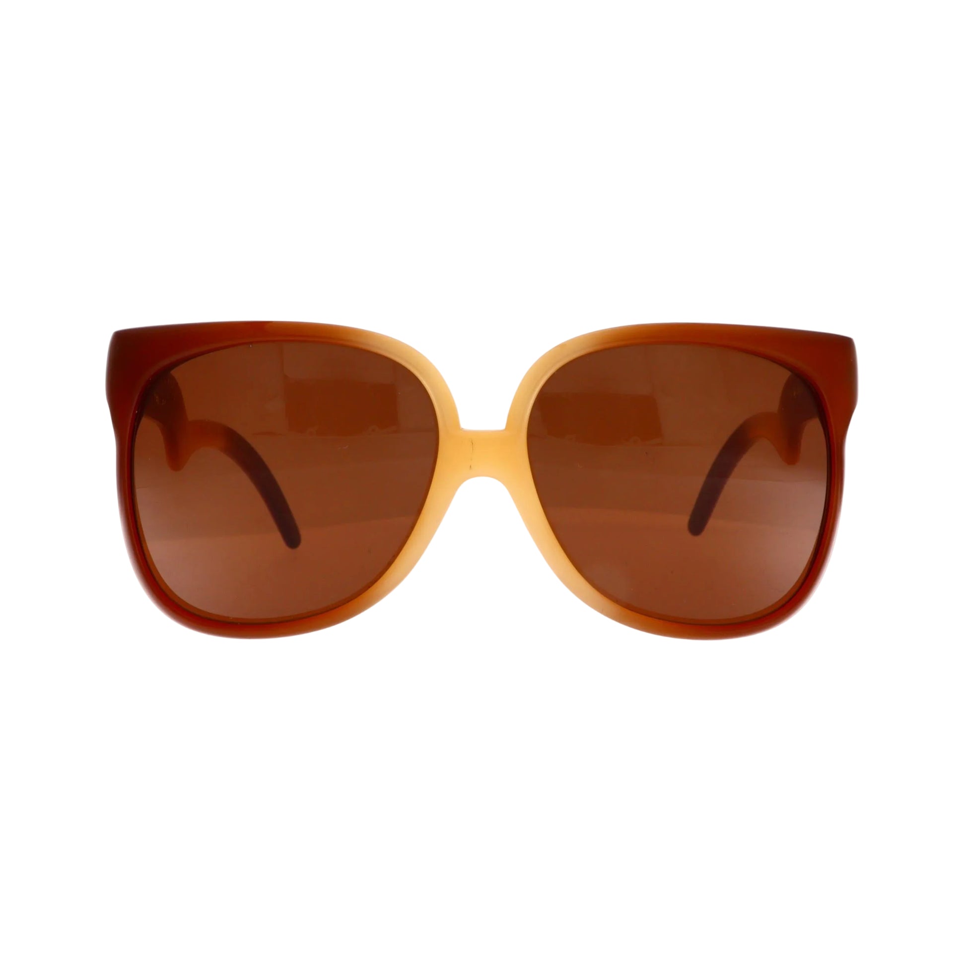 Beige Yves Saint Laurent YSL 31 sunglasses with a stylish frame, new with tags, featuring a sleek, modern design.