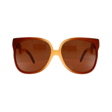 Beige Yves Saint Laurent YSL 31 sunglasses with a stylish frame, new with tags, featuring a sleek, modern design.